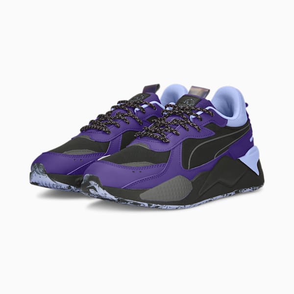 Purple and black pumas online